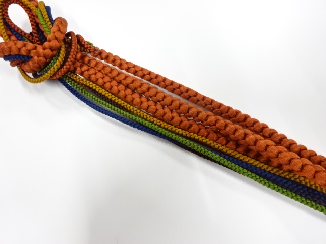 正絹　手組帯締め